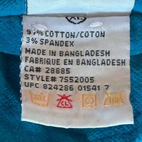 VINTAGE LEVI'S - Velvet Turquoise Jacket - 725 Originals - Picture 8 of 11